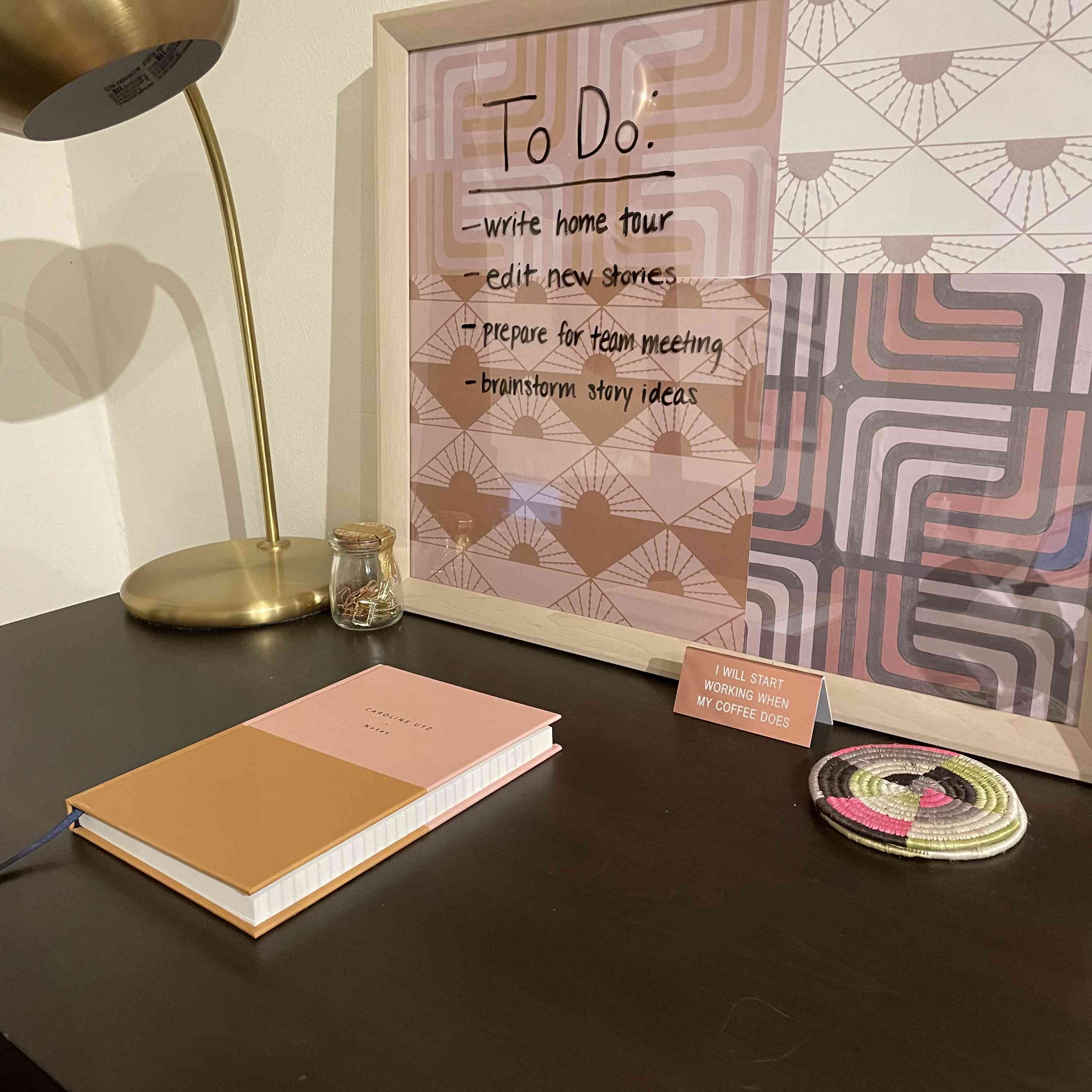 容易diy干擦板完成与做清单写在上面