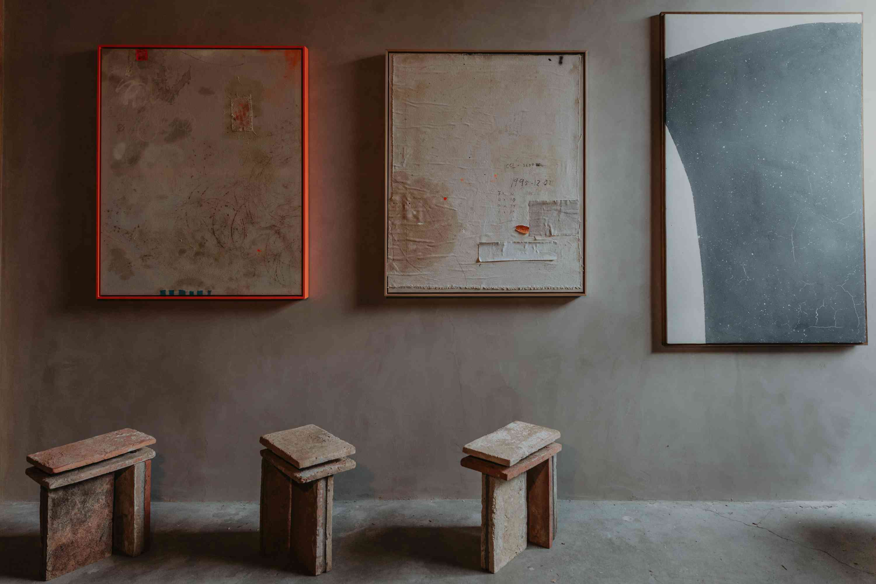 石膏展在纽约。