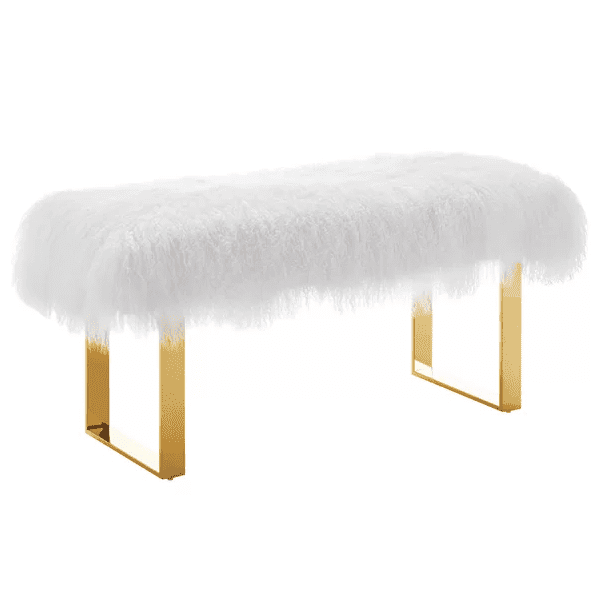 AllModern羊皮长凳