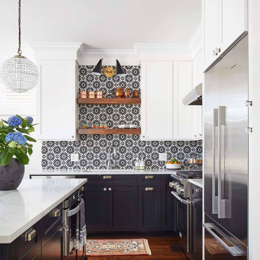 有图案的厨房