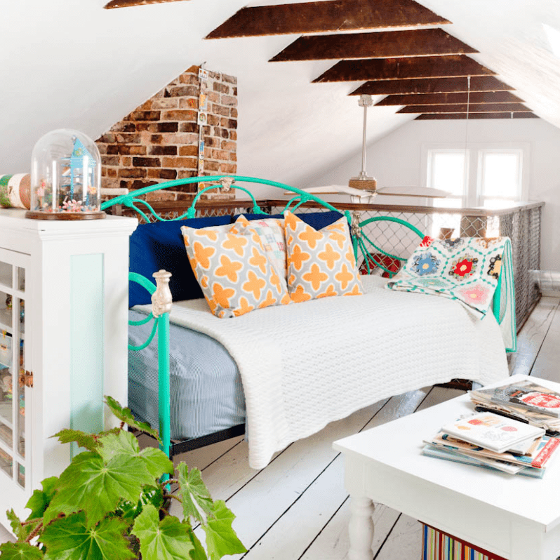 房间有暴露的梁