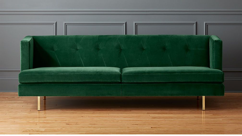 翡翠绿色的沙发