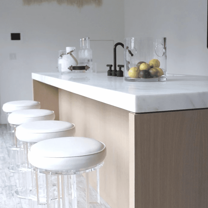 早餐吧，中性和白色