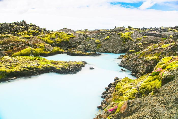 蓝色泻湖、冰岛