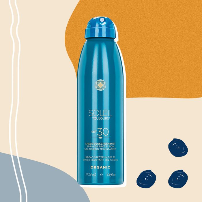 马戏团Toujours有机薄纱防晒喷雾SPF 30“class=