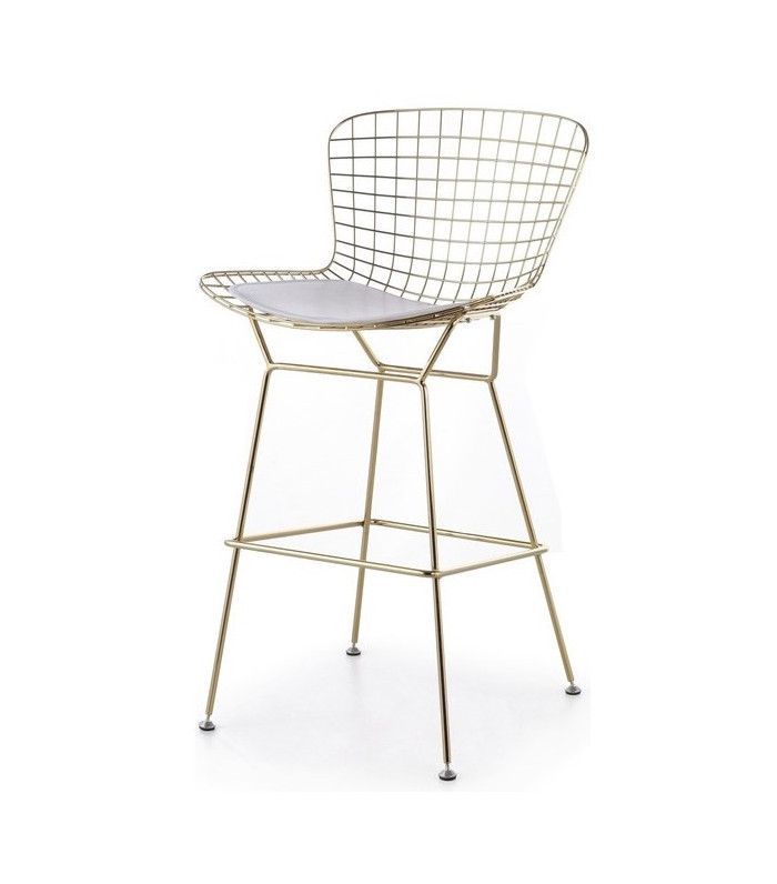 先进的室内设计线背吧台凳