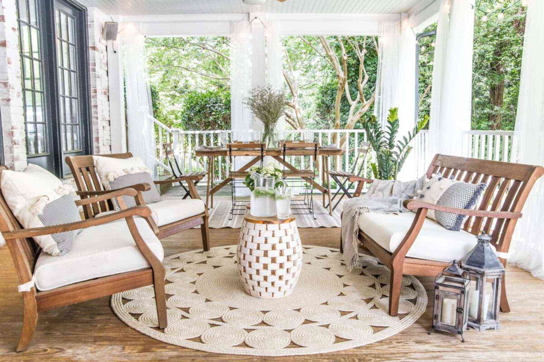 遮挡在门廊的想法