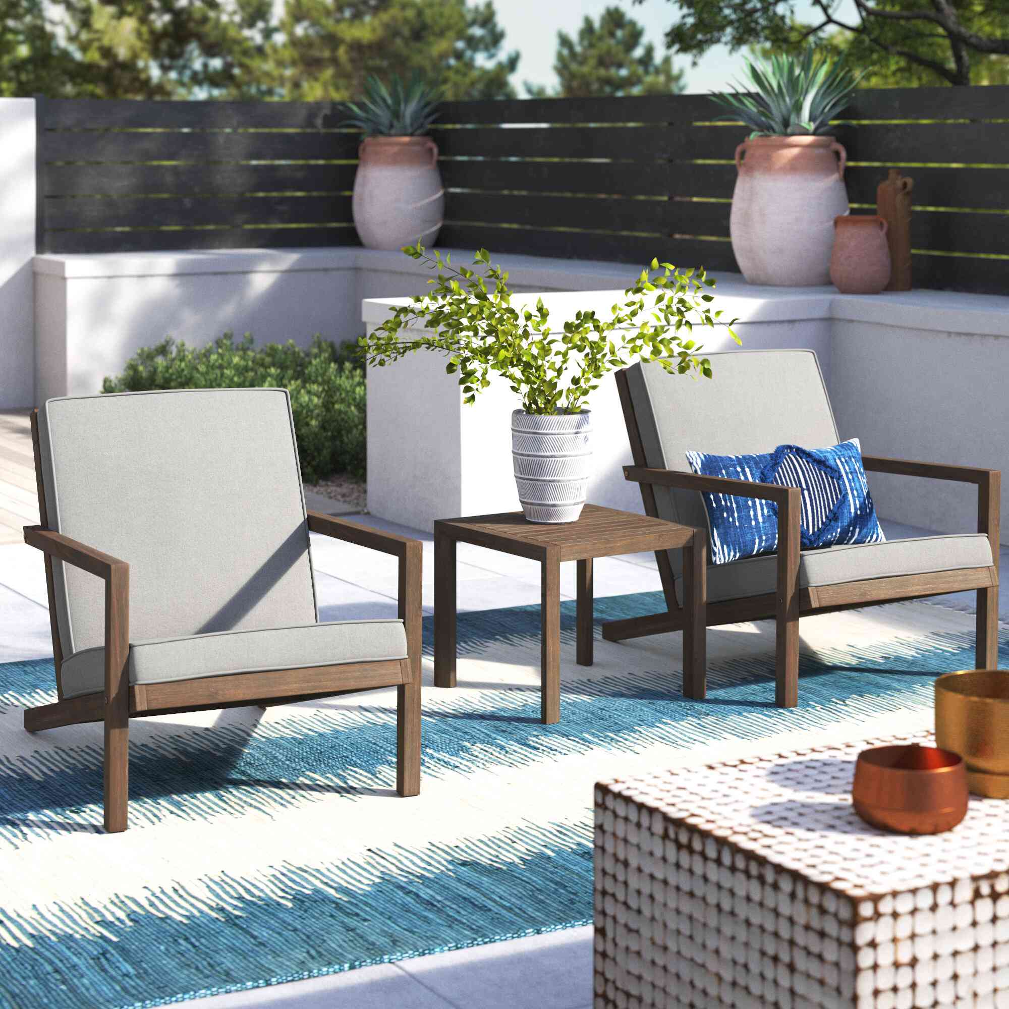 神,主要吉兰3件座椅组与靠垫