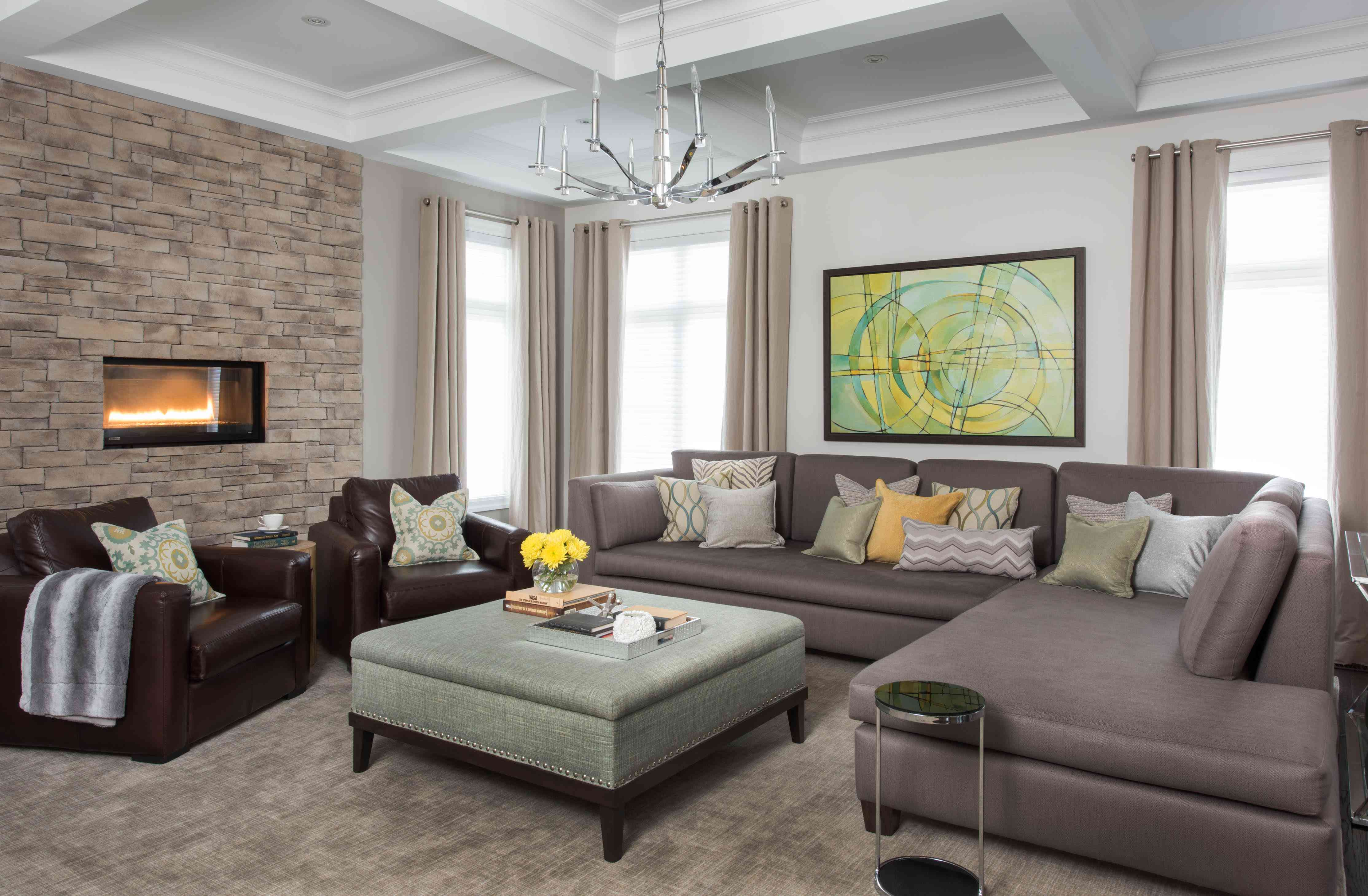 客厅地毯想法微妙的质感