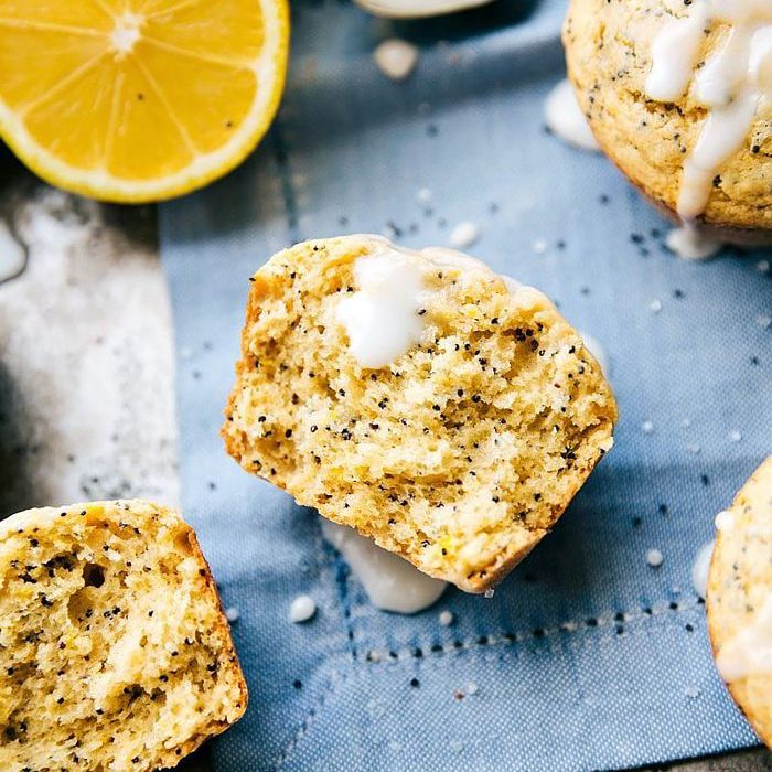 酮松饼食谱-柠檬罂粟籽松饼