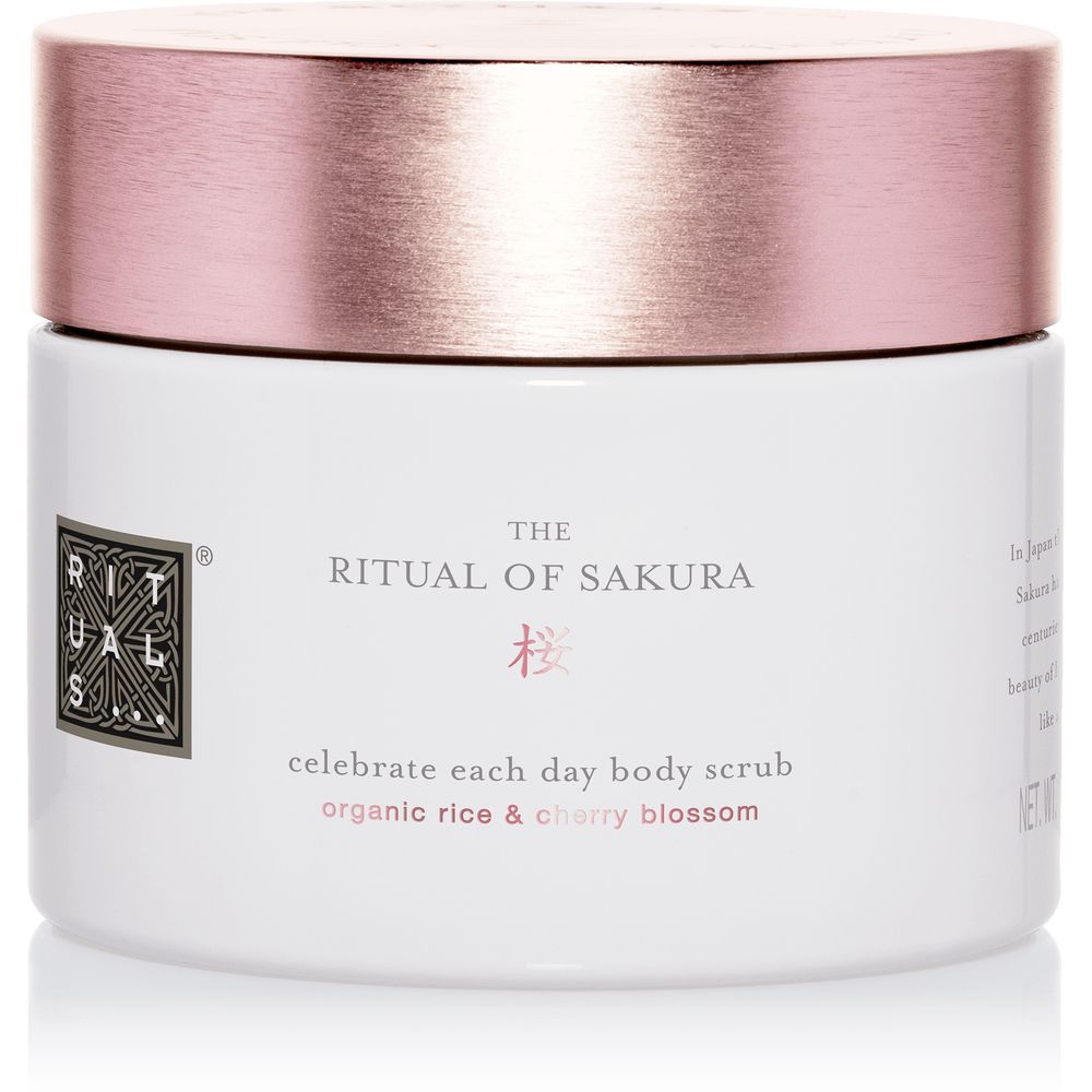 每天庆祝樱花仪式身体磨砂