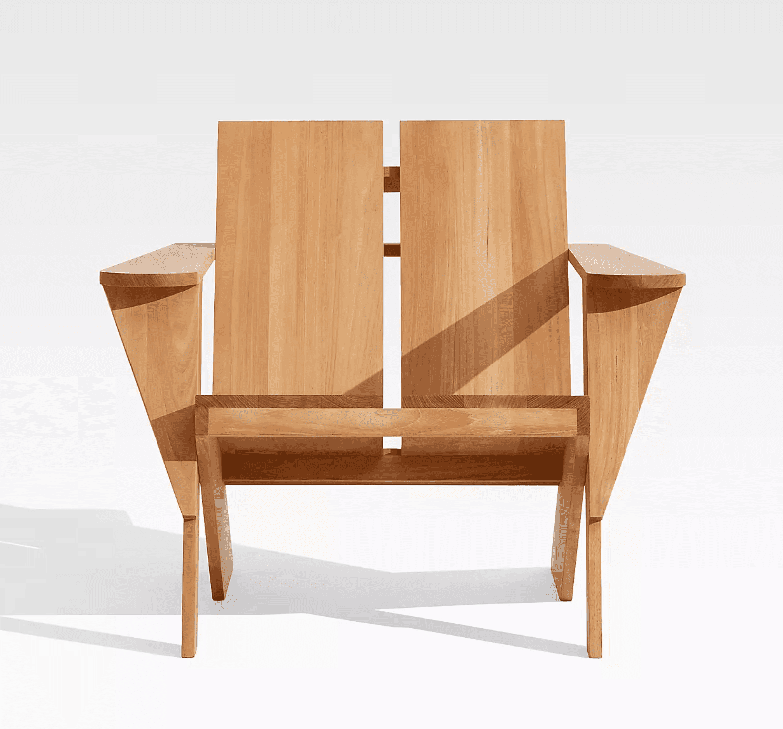 柚木椅子，目前在Crate & Barrel有售