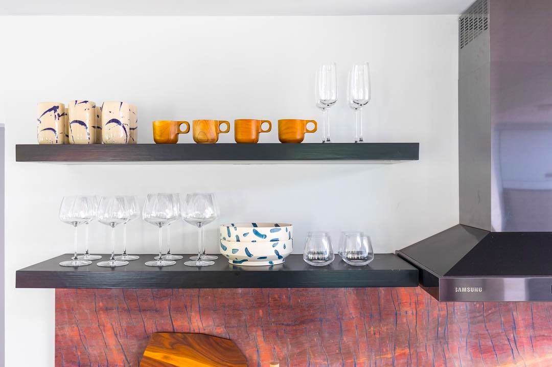 开放式搁置厨房的想法