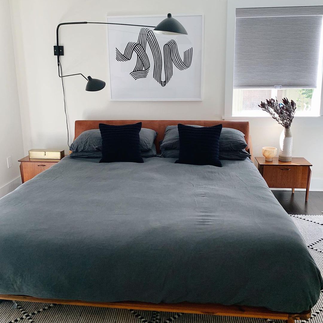 黑色的床上用品