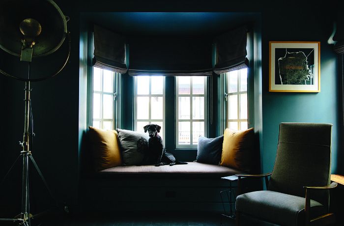 客厅墙壁颜色-凯瑟琳光，翡翠墙壁