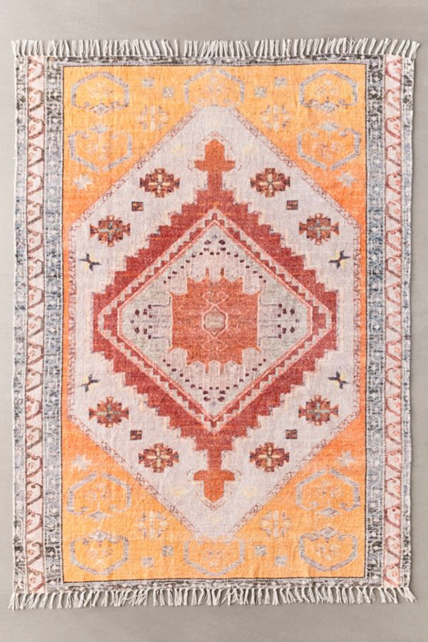 白羊座印花雪尼尔地毯