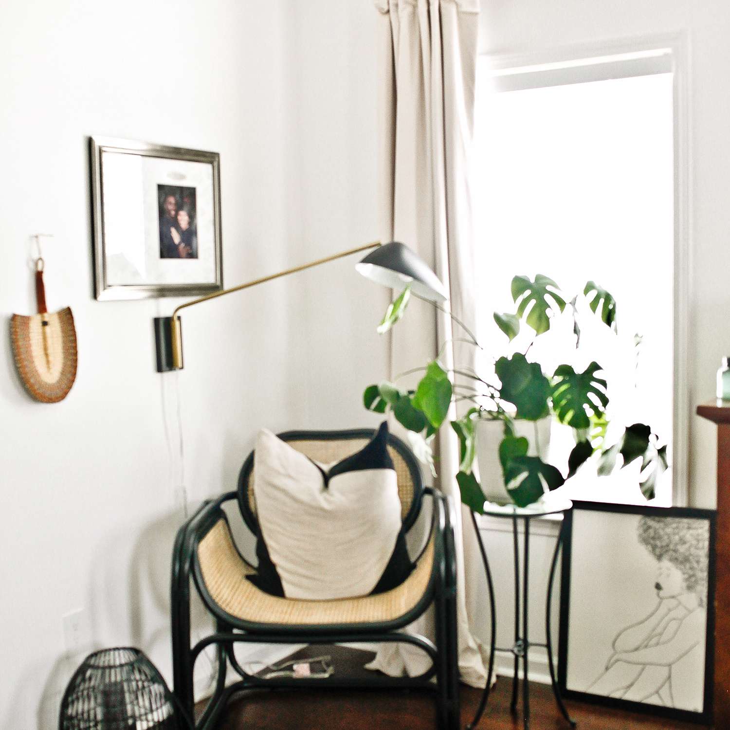 卧室的想法-舒适的阅读角落