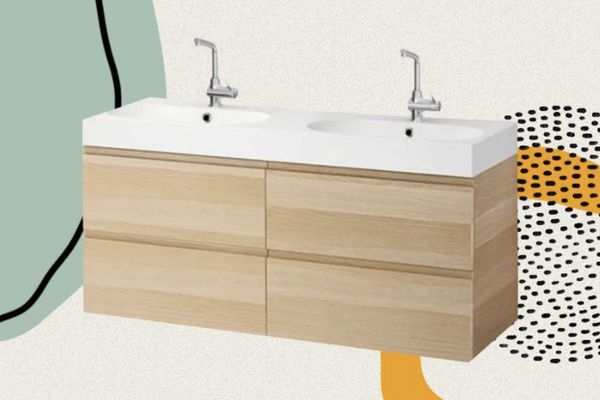 与宜家godmorgon虚荣的原始的例证