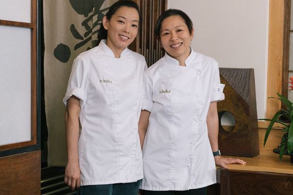 夫妻：厨师尼基中山和主厨阿玲饭田中山。