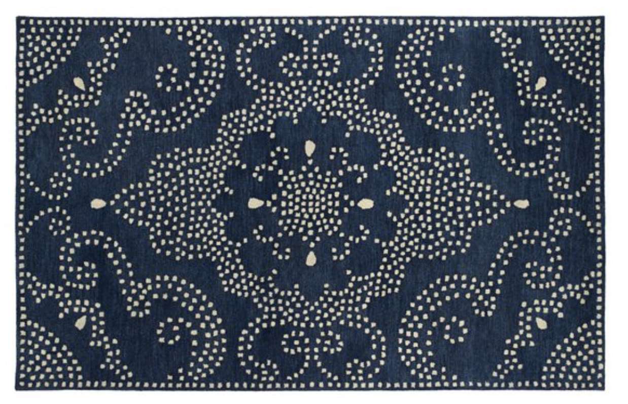 一张国王巷海军萨拉地毯