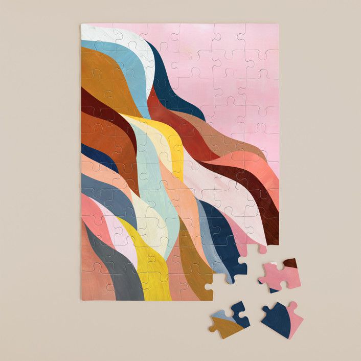 自然波动60件艺术拼图