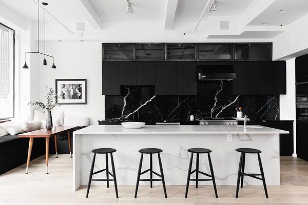 大理石饰有厨房