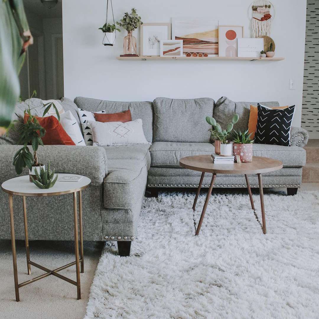 客厅地毯地毯上的想法