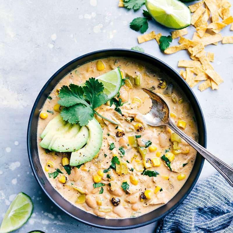 慢炖白鸡肉辣椒