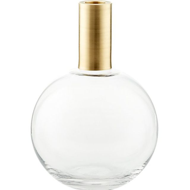 佛罗伦萨黄铜和玻璃花瓶