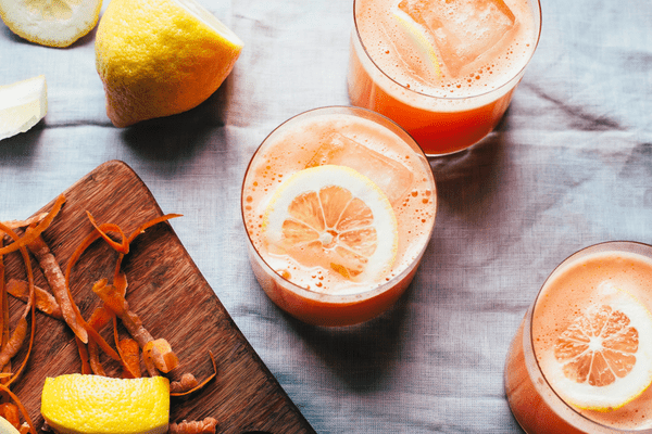 胡萝卜生姜柠檬水