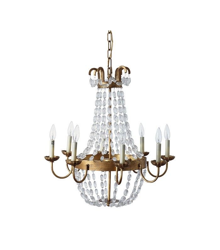 巴黎跳蚤市场八光源的吊灯