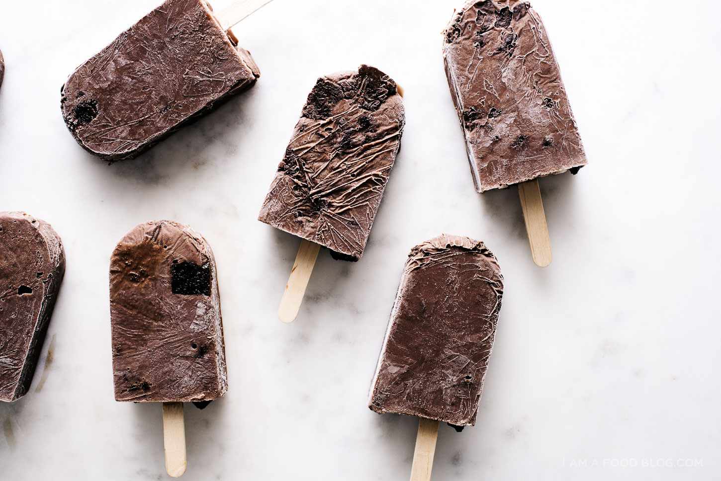 如何自制冰棒——fudgesicle brownie pops
