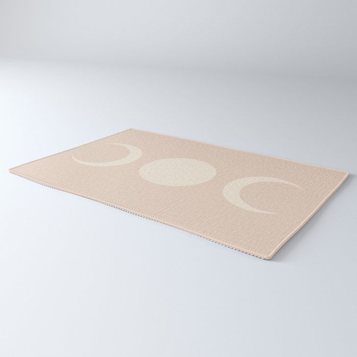 月球极简主义地毯