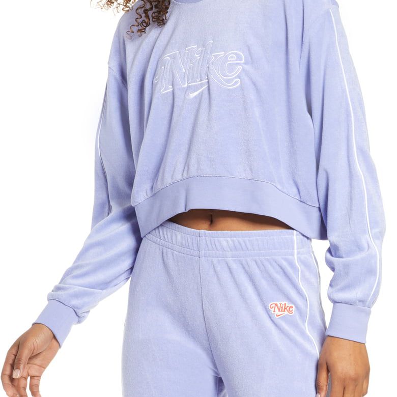 耐克作物运动衫