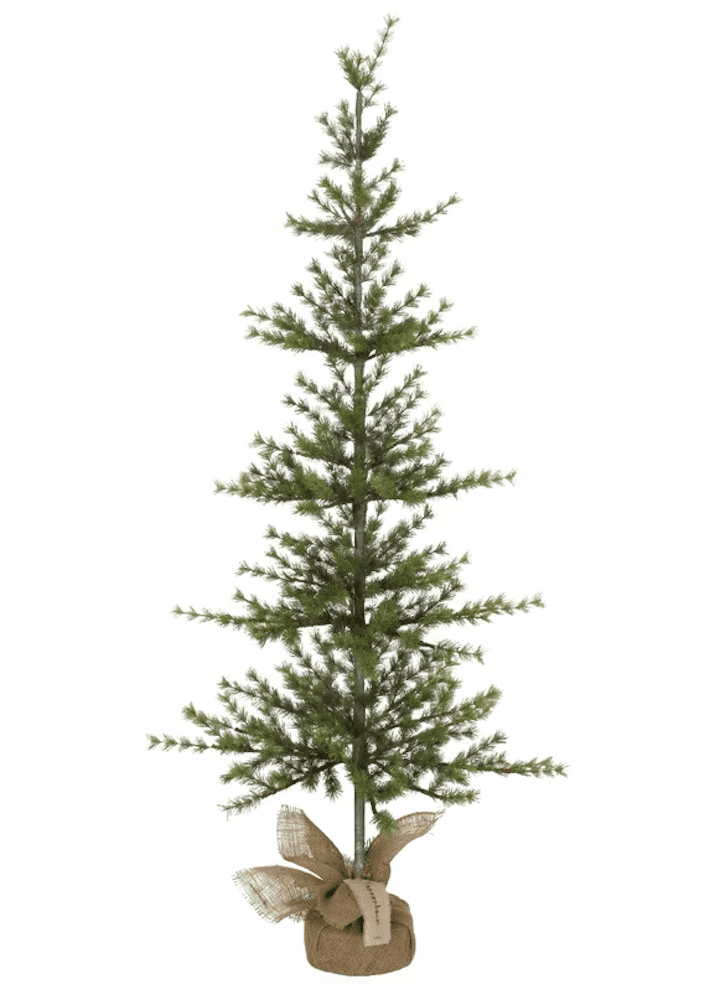 5'绿色松树人造圣诞树