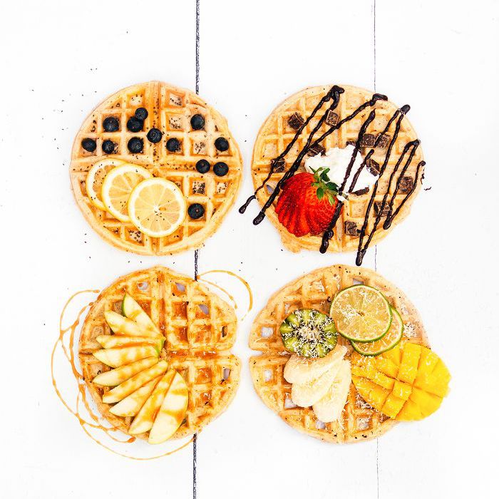 蛋白质的华夫饼