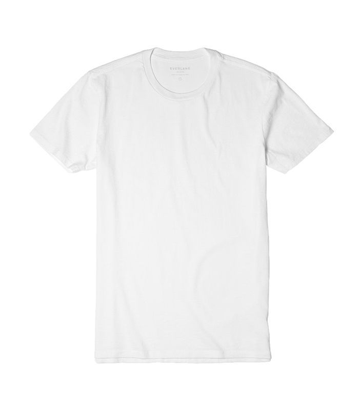 Everlane出品的全棉t恤，白色，S码