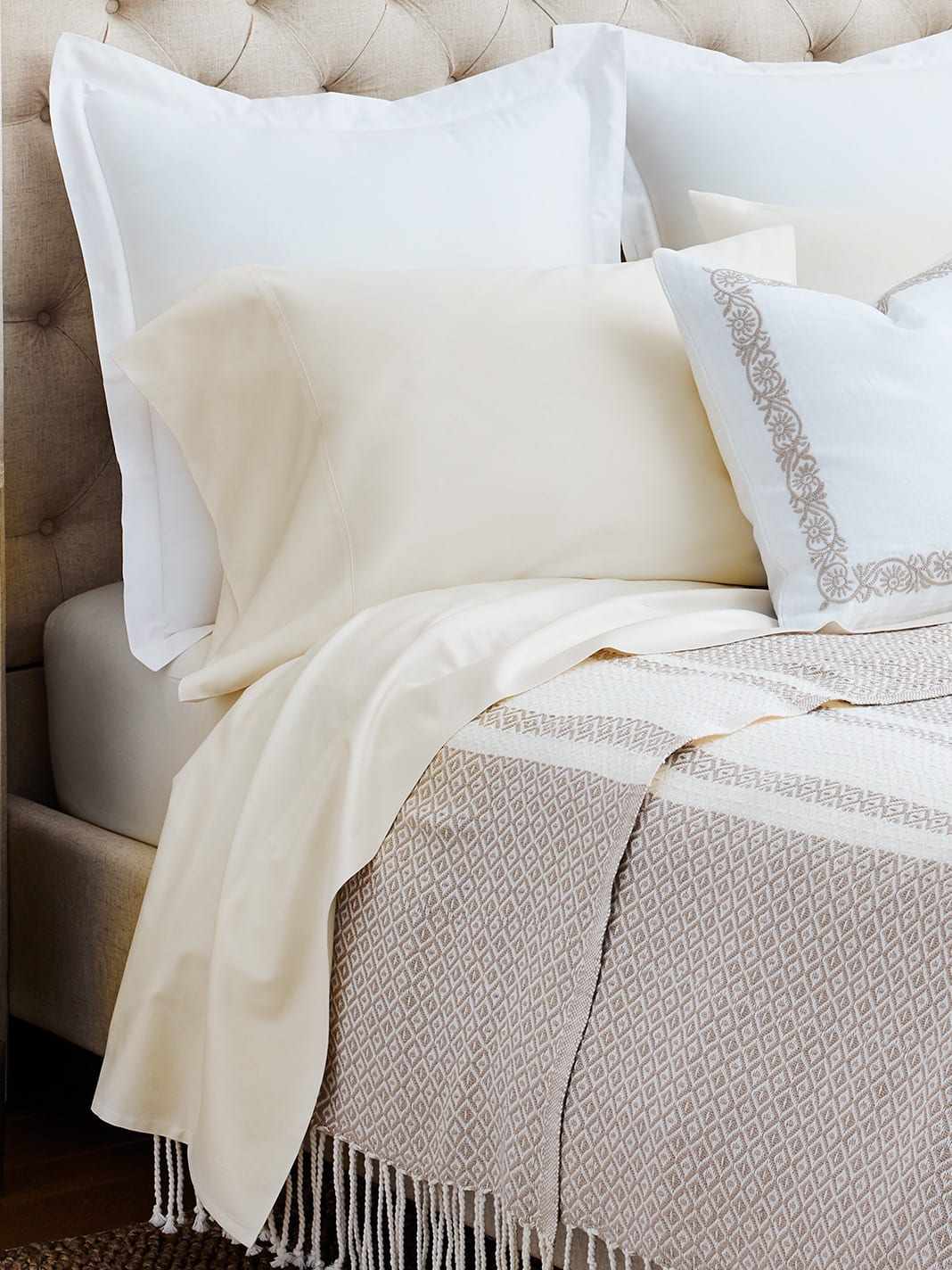 棉子和分支象牙签名折边单套