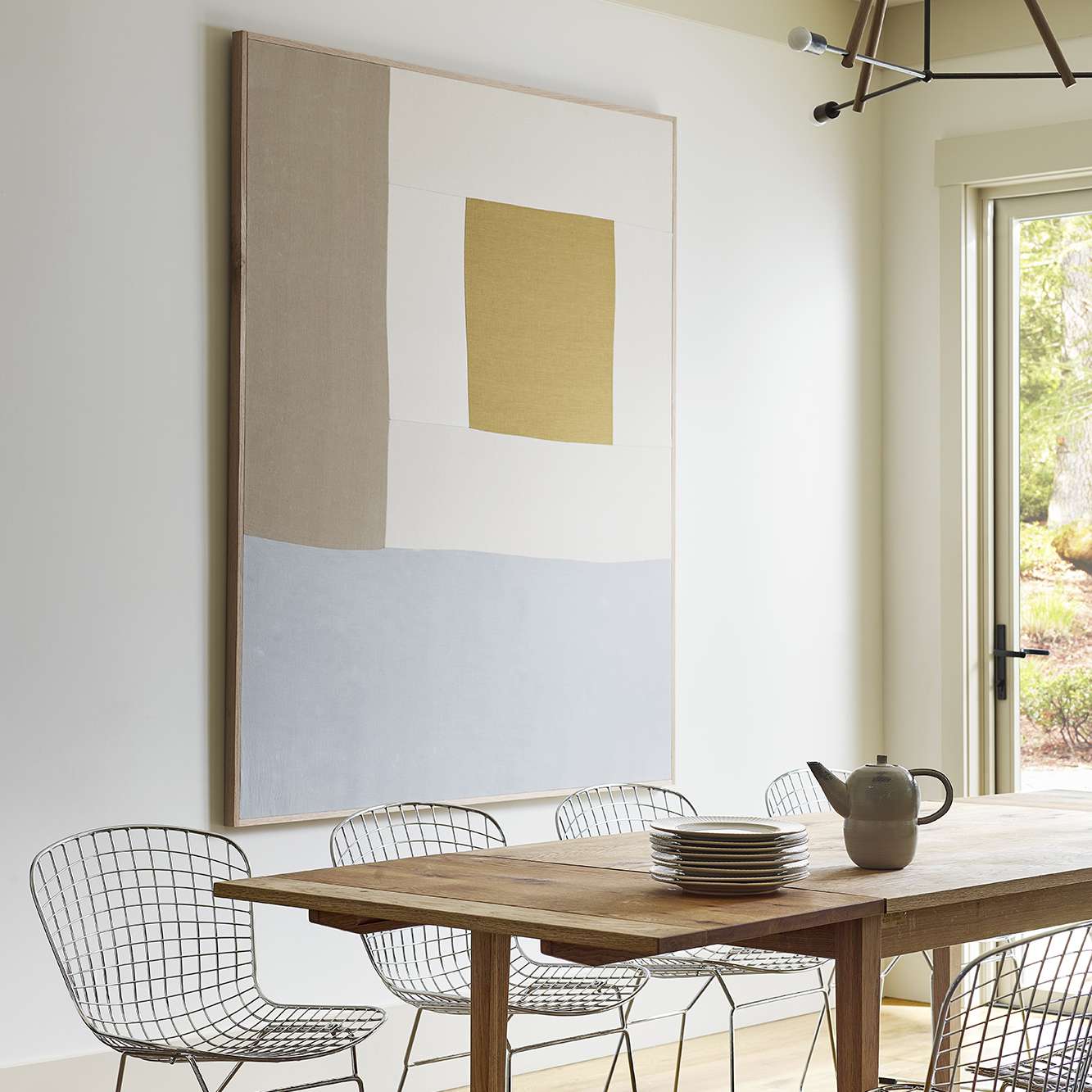 农舍风格的餐厅