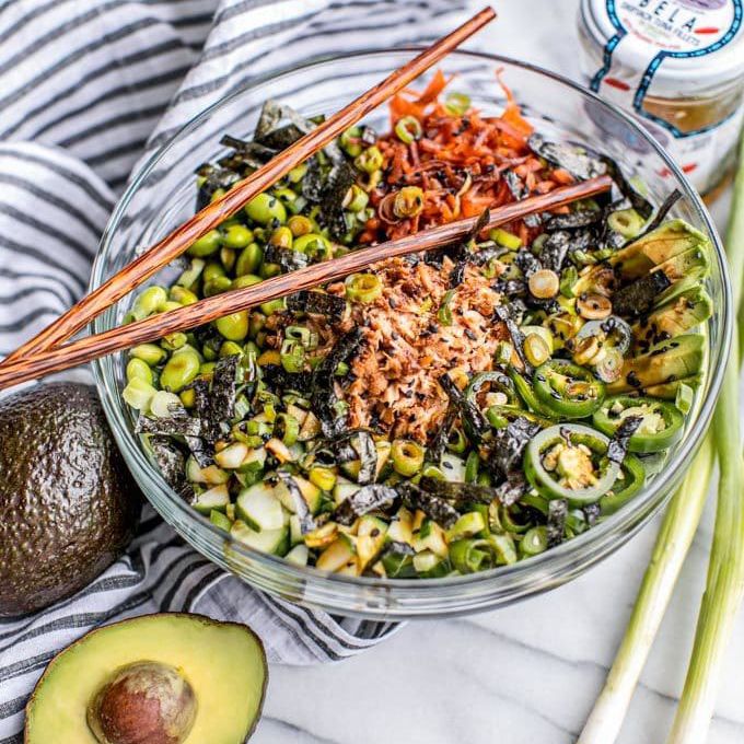 麻辣金枪鱼戳碗