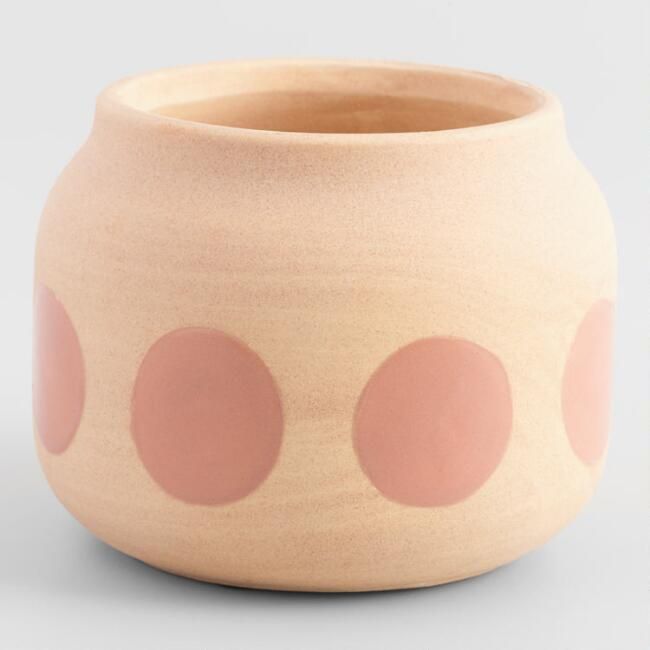 世界市场光桃点陶瓷花盆