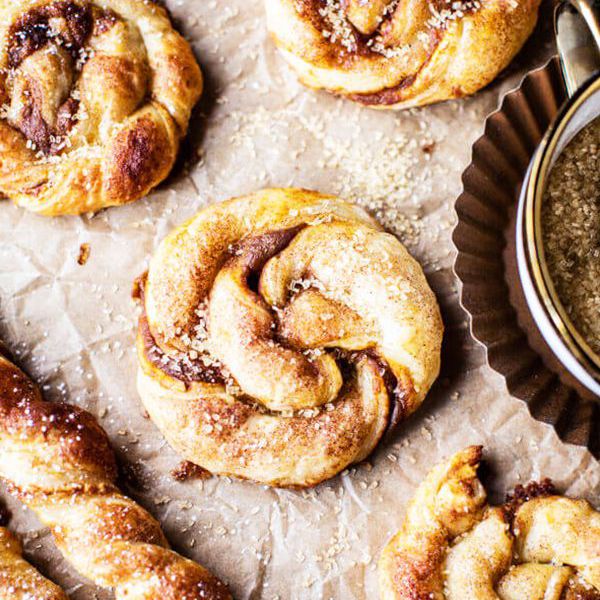 易感恩节甜品 - 易于扭曲的南瓜香料丹麦