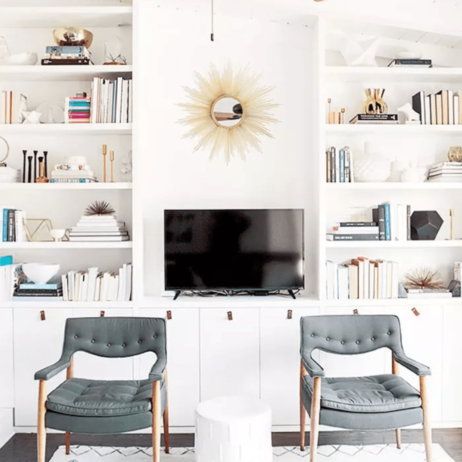 编辑客厅是时尚而又整洁的