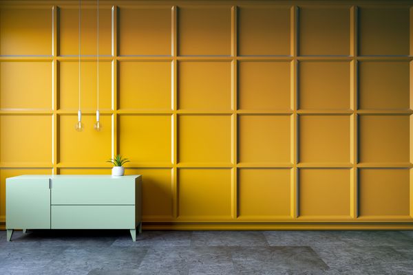 装饰明亮的客房