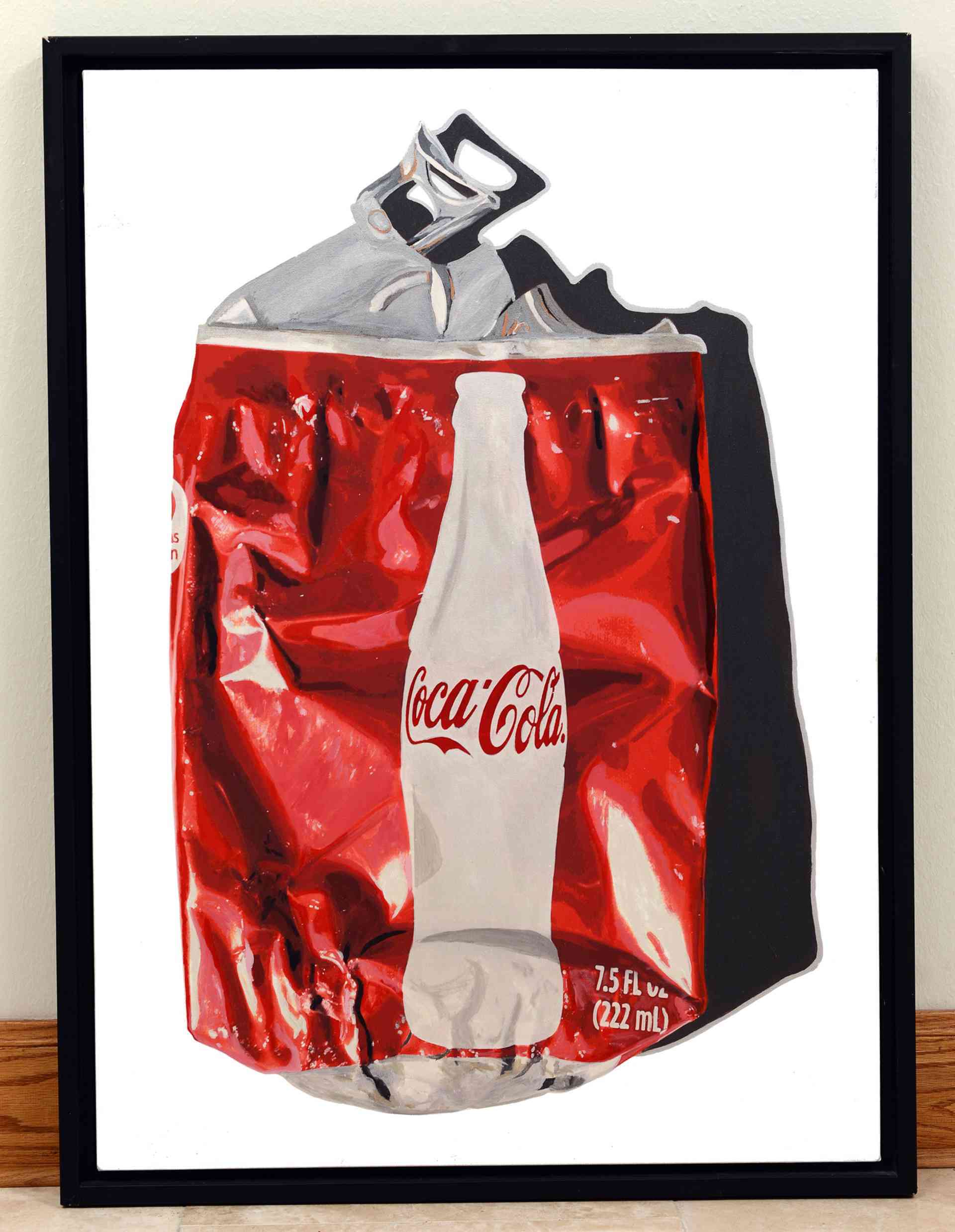 由Claude Charlier画的可口可乐瓶罐