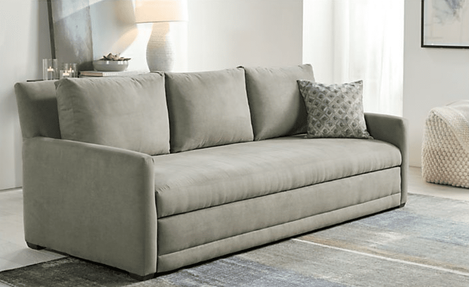 雷斯顿女王脚轮睡沙发 - 板条箱和桶“class=