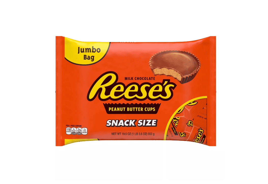 一份超大份的瑞茜花生酱。