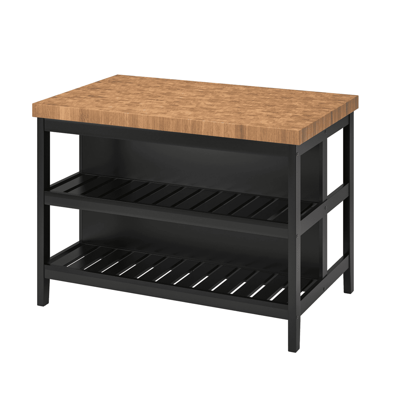 您可以在宜家购买的黑色厨房岛屿