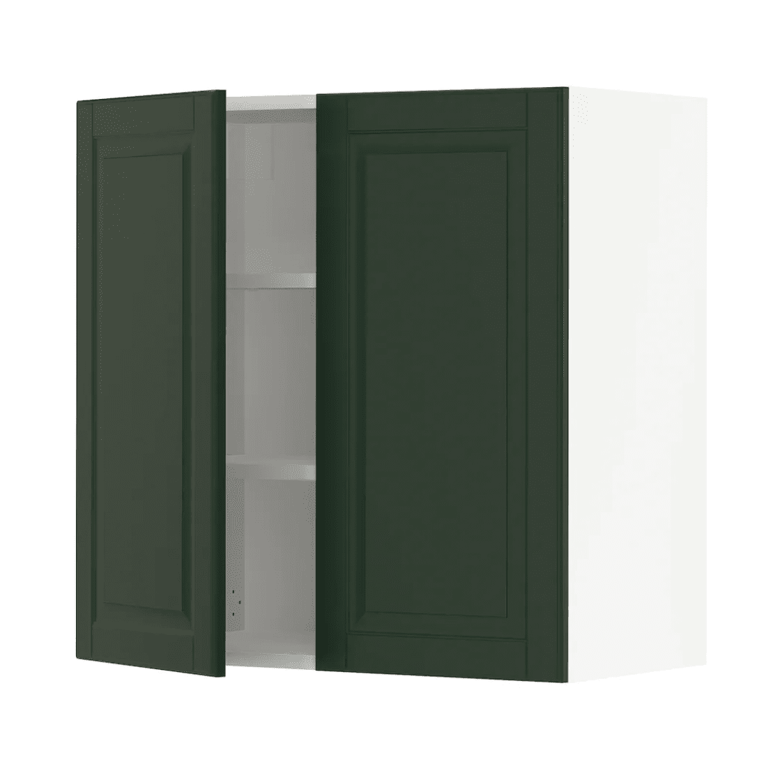 你可以在宜家买到森林绿色的橱柜