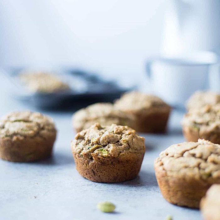 低卡夏南瓜松饼与芝麻酱